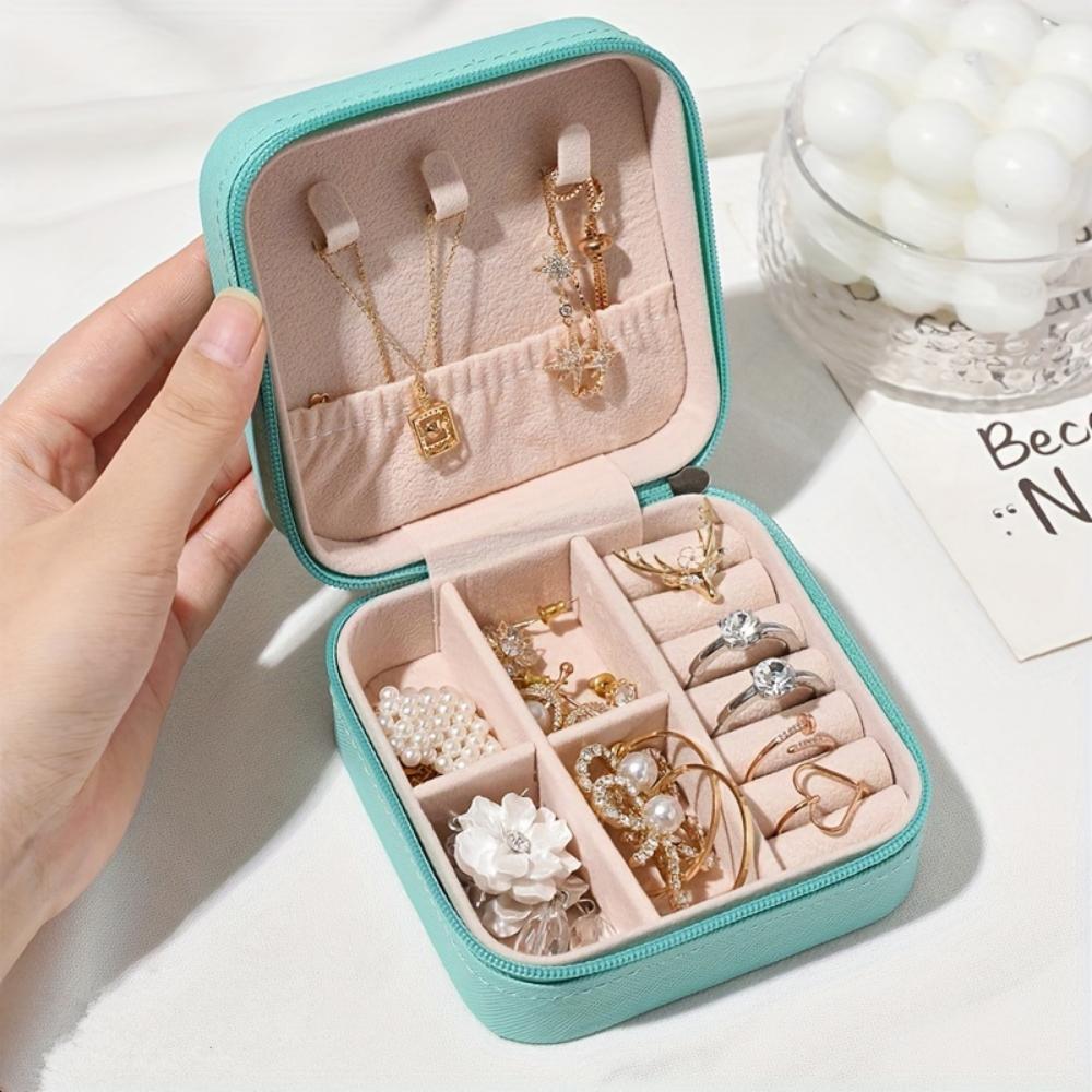 Travel Jewellery & Accessories Organiser - صندوق مجوهرات صغير، منظم مجوهرات للسفر،