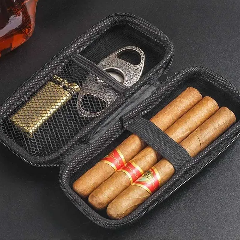 Travel Accessories Must Have - حقيبة سيجار محمولة من مادة EVA