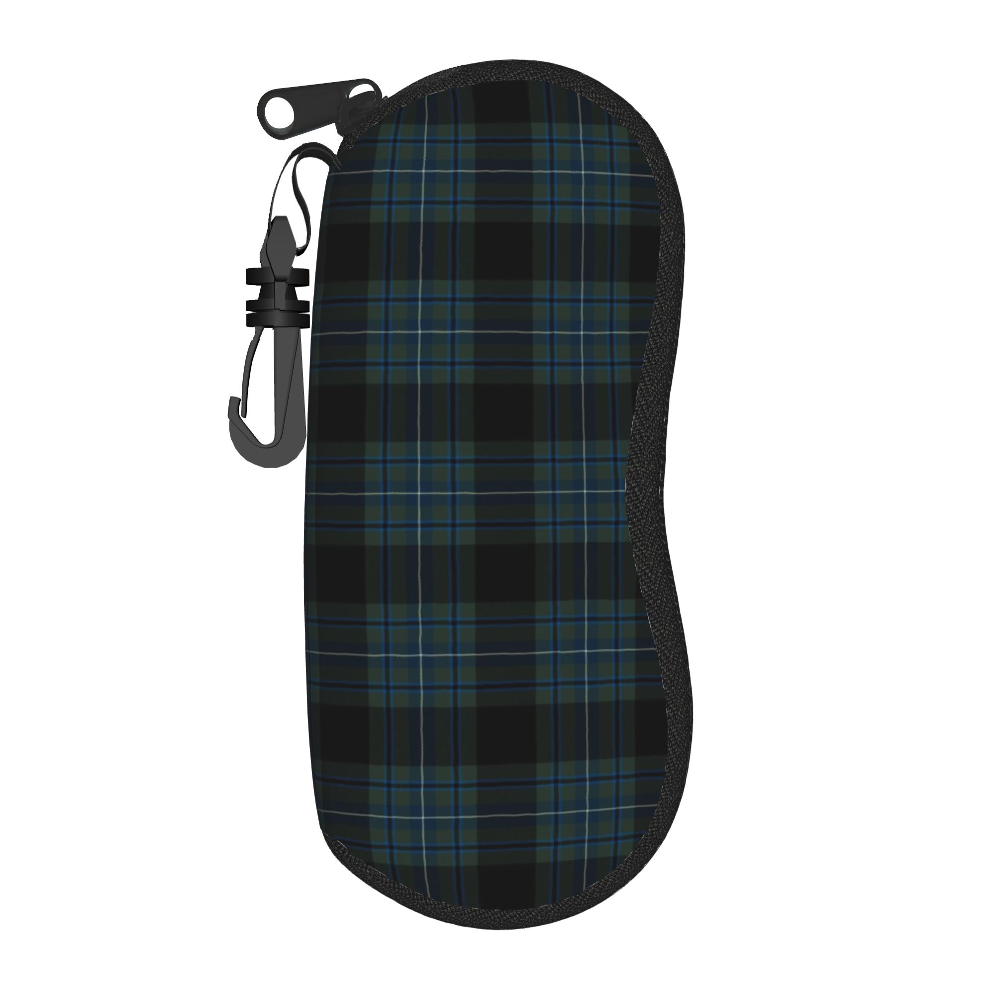 Travel Accessories Pouch For Men - حافظة نظارات صفراء بنقشة التارتان، حقيبة