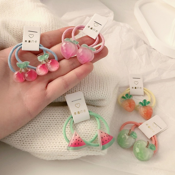 Travel Accessories For Kids - ربطات شعر جزر للأطفال مكونة من