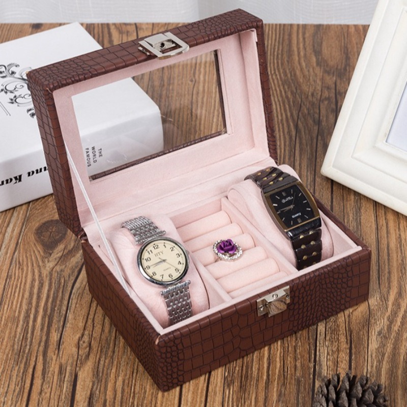 Travel Jewellery & Accessories Organiser - صندوق تخزين المجوهرات الجلدية، حافظات كبيرة