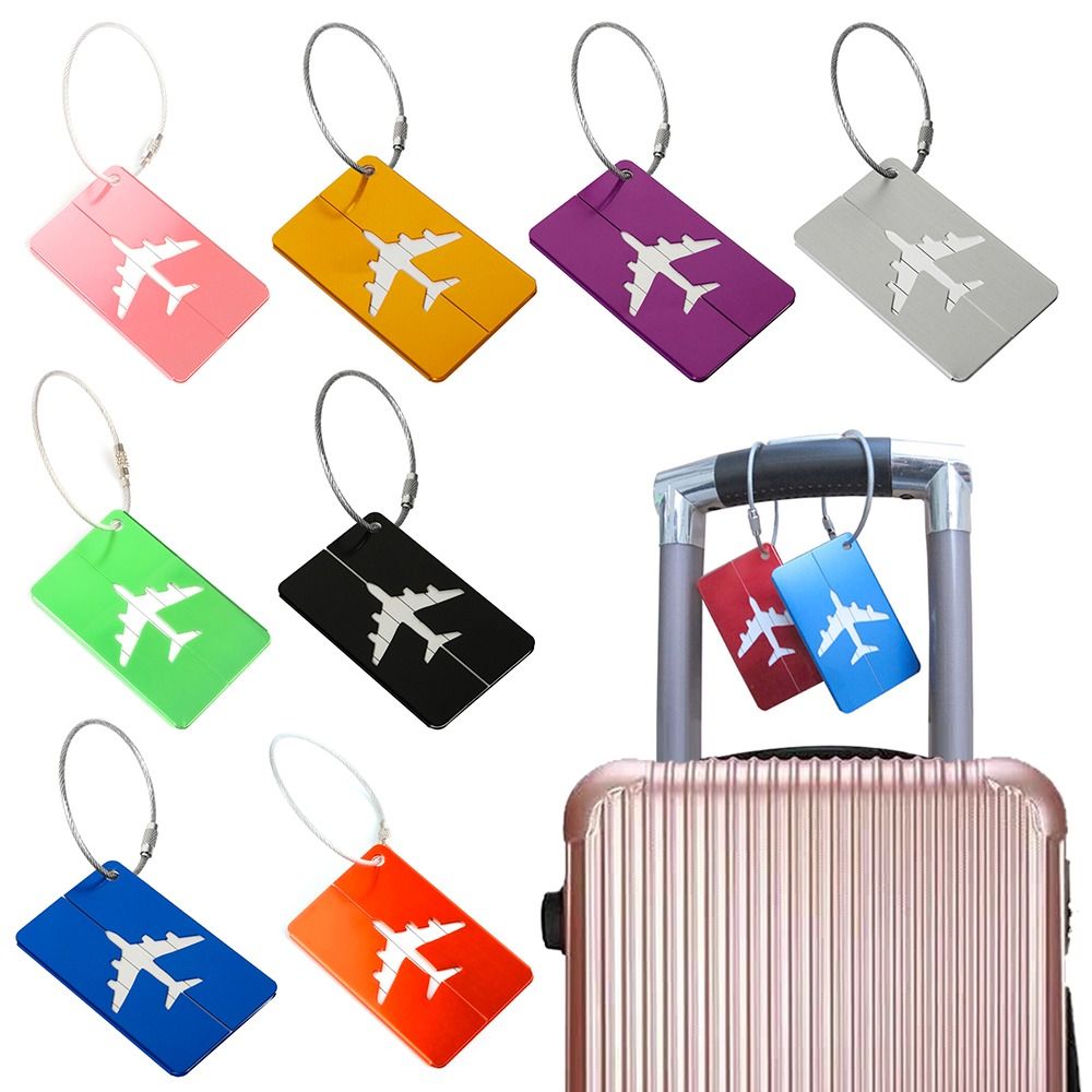 Travel Accessories Must Have - علامات السفر الألومنيوم الأمتعة قابلة لإعادة