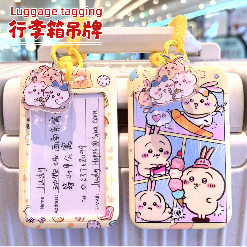 Travel Accessories For Japan Trip - بطاقة تعريف أمتعة تشييكوا مع حبل