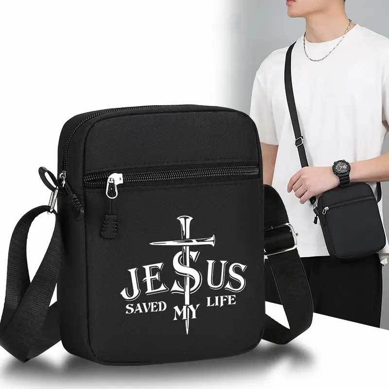 Travel Accessories Teens - حقيبة كروس بودي بحزام بتصميم 'يسوع