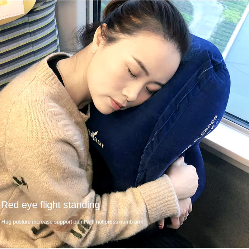 نفخ وسادة السفر اكسسوارات السف - مراجعة Travel Accessories For Long Haul Flights وسعره