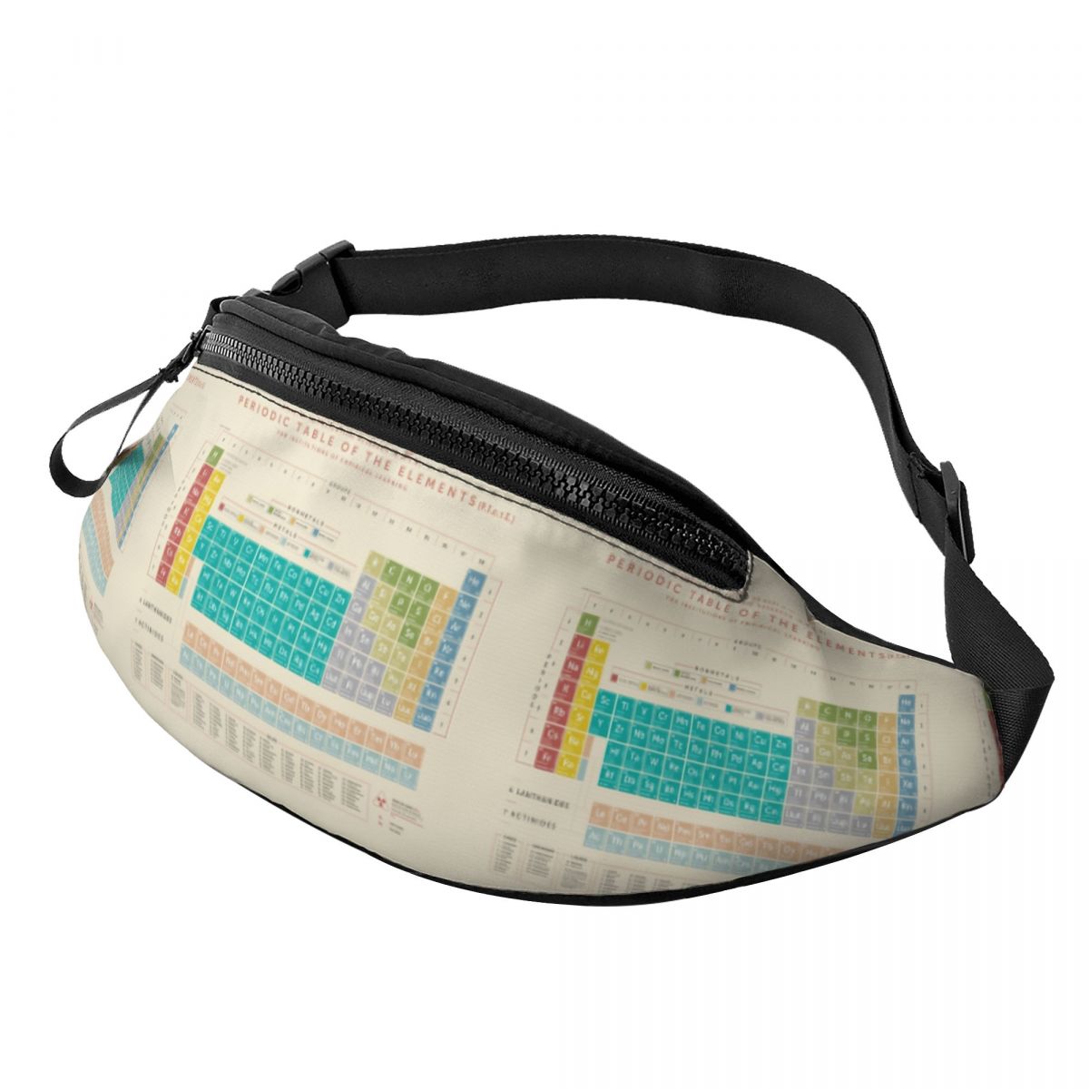 حقيبة خصر بتصميم الجدول الدوري - مراجعة Travel Accessories Pouch For Men وسعره