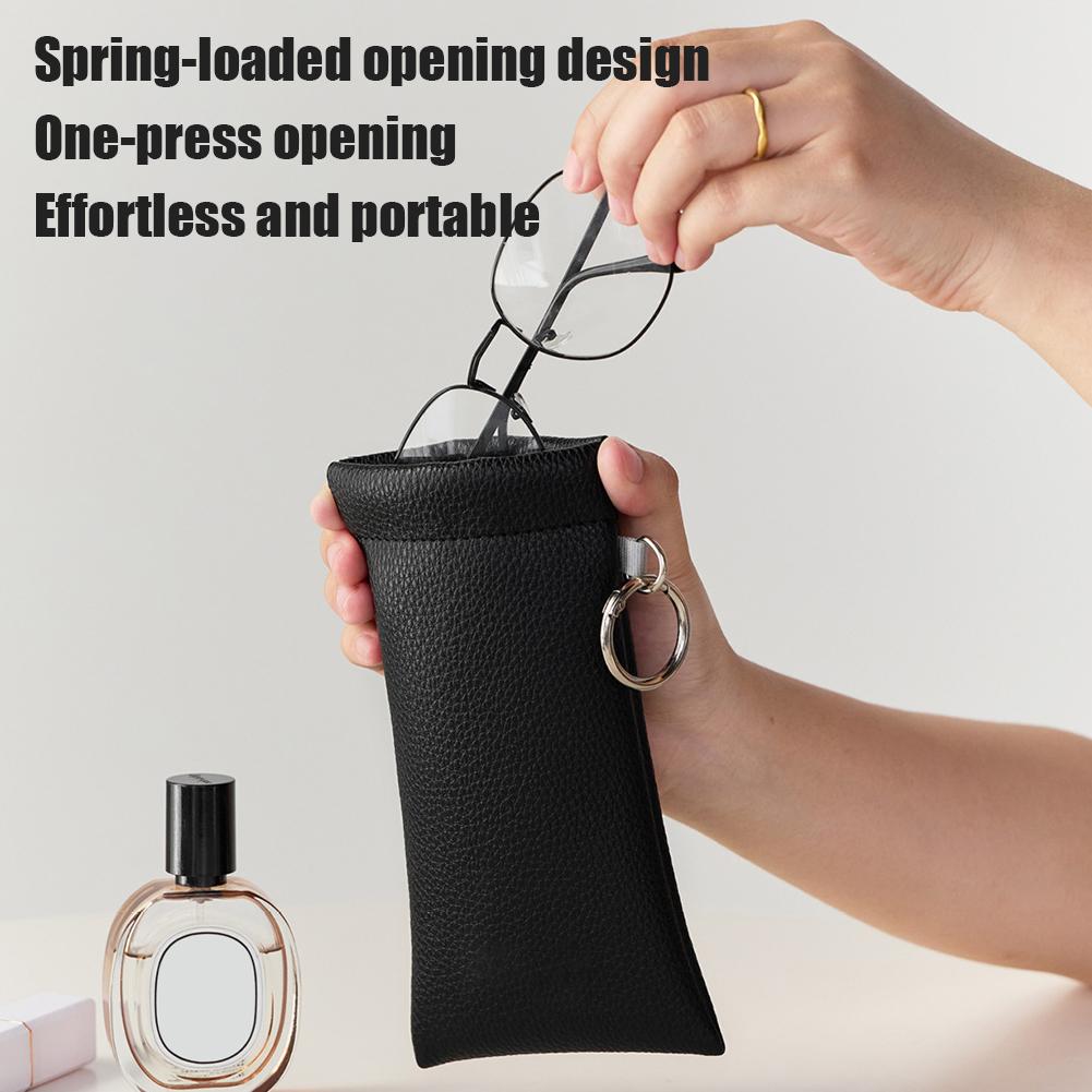حقيبة نظارات شمسية مع حلقة مفا - مراجعة Travel Accessories Pouch For Men وسعره