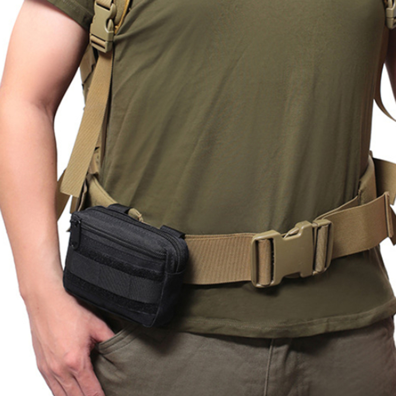 حقيبة خصر تكتيكية مزدوجة الطبق - مراجعة Travel Accessories Pouch For Men وسعره