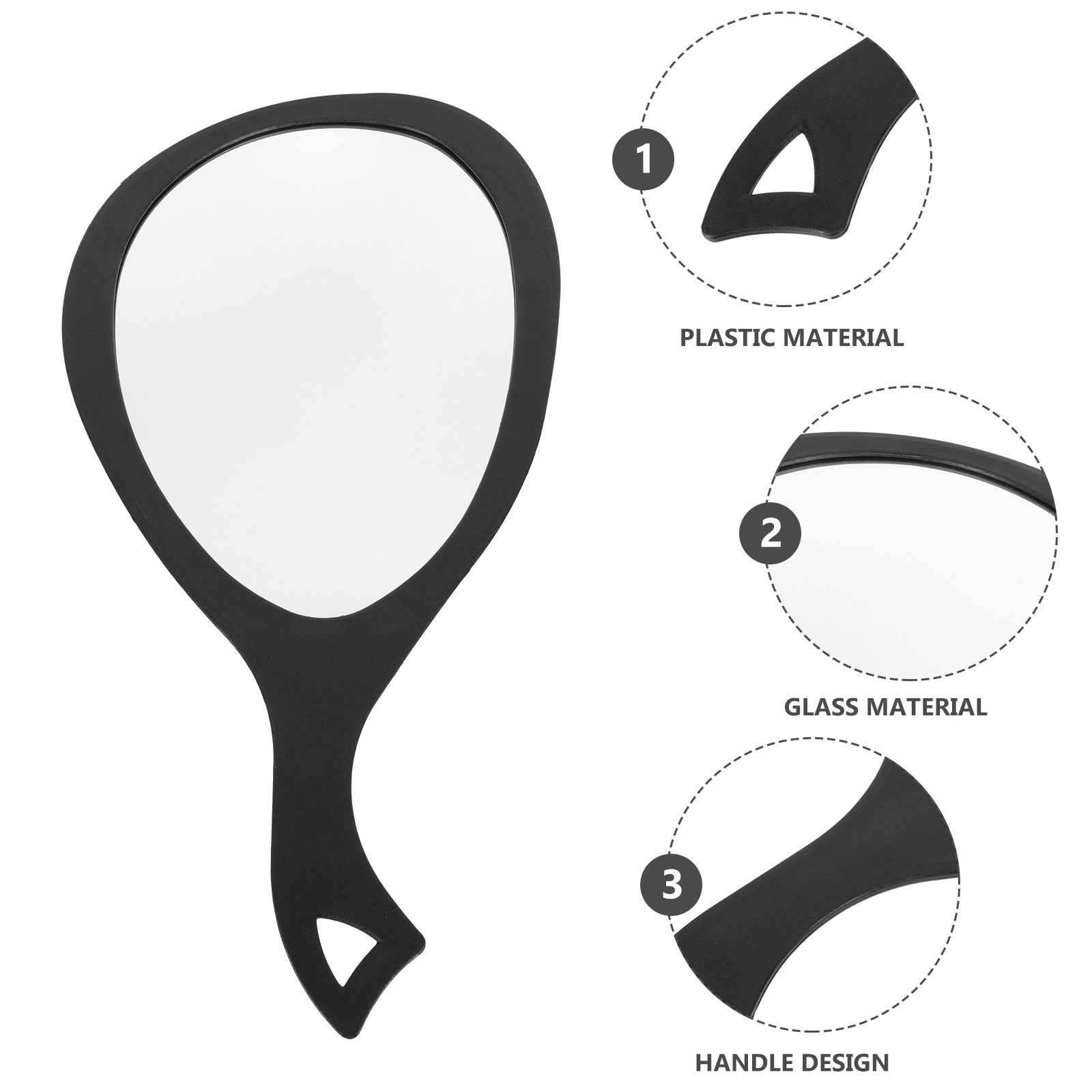 مرآة يدوية دائرية محمولة للمكي - مراجعة Travel Accessories Teens وسعره