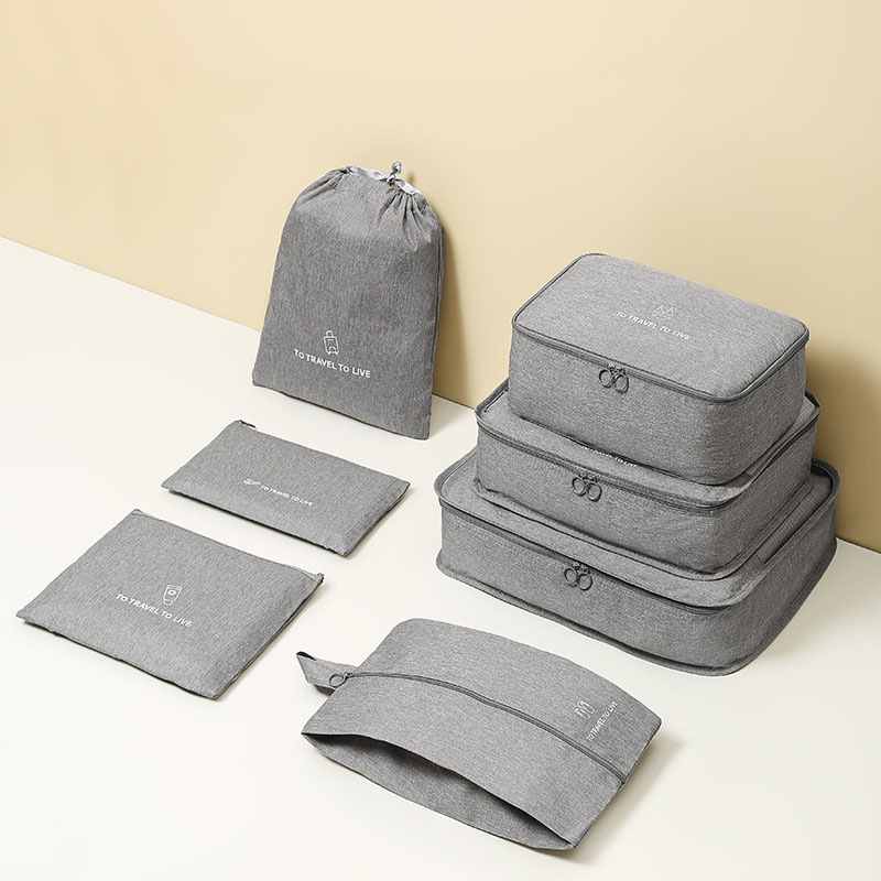 مجموعة من 7 قطع من حقائب السفر - مراجعة Travel Accessories Pouch For Men وسعره