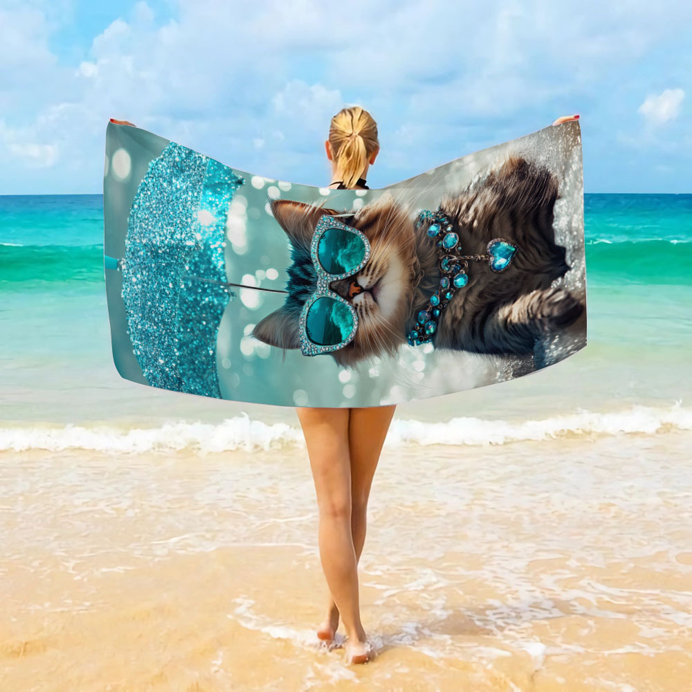 منشفة شاطئ كبيرة الحجم من الأل - مراجعة Travel Towel Quick Dry وسعره