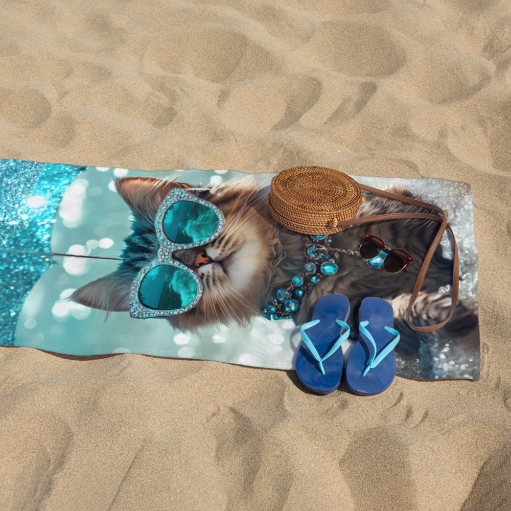 منشفة شاطئ كبيرة الحجم من الأل - مراجعة Travel Towel Quick Dry وسعره