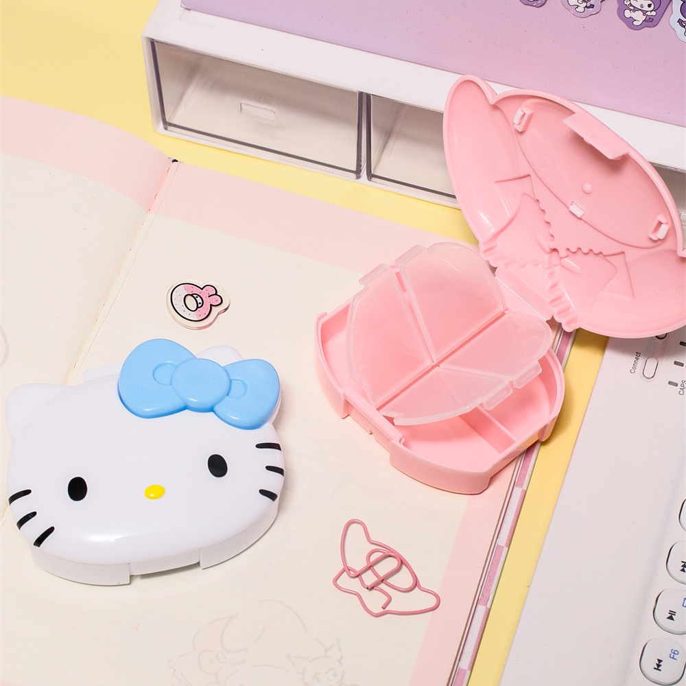 علبة حبوب أصلية من سانريو هالو - مراجعة Travel Accessories Girly وسعره