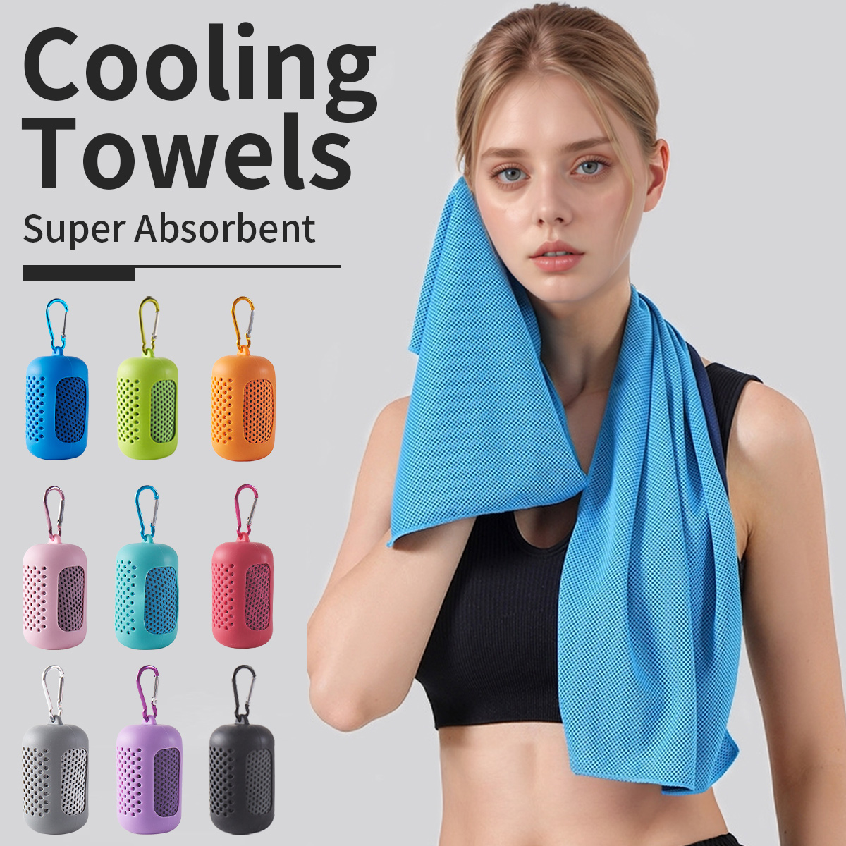 منشفة تبريد دائرية محمولة ملفو - مراجعة Travel Towel Quick Dry وسعره