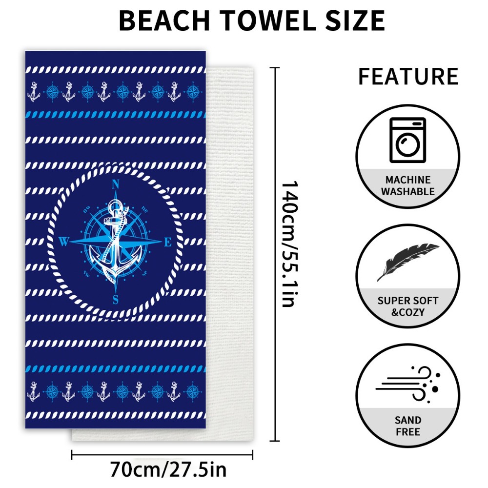 منشفة شاطئ أنكور 70×140 سم، من - مراجعة Travel Towel Quick Dry وسعره