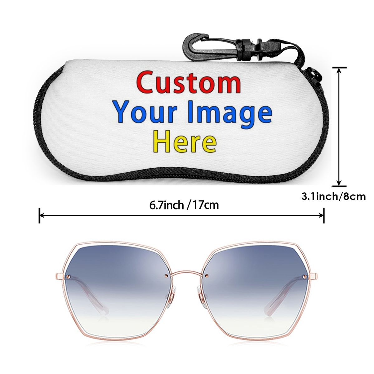 3D مخصص صورتك النساء النظارات  - مراجعة Travel Accessories Pouch For Men وسعره
