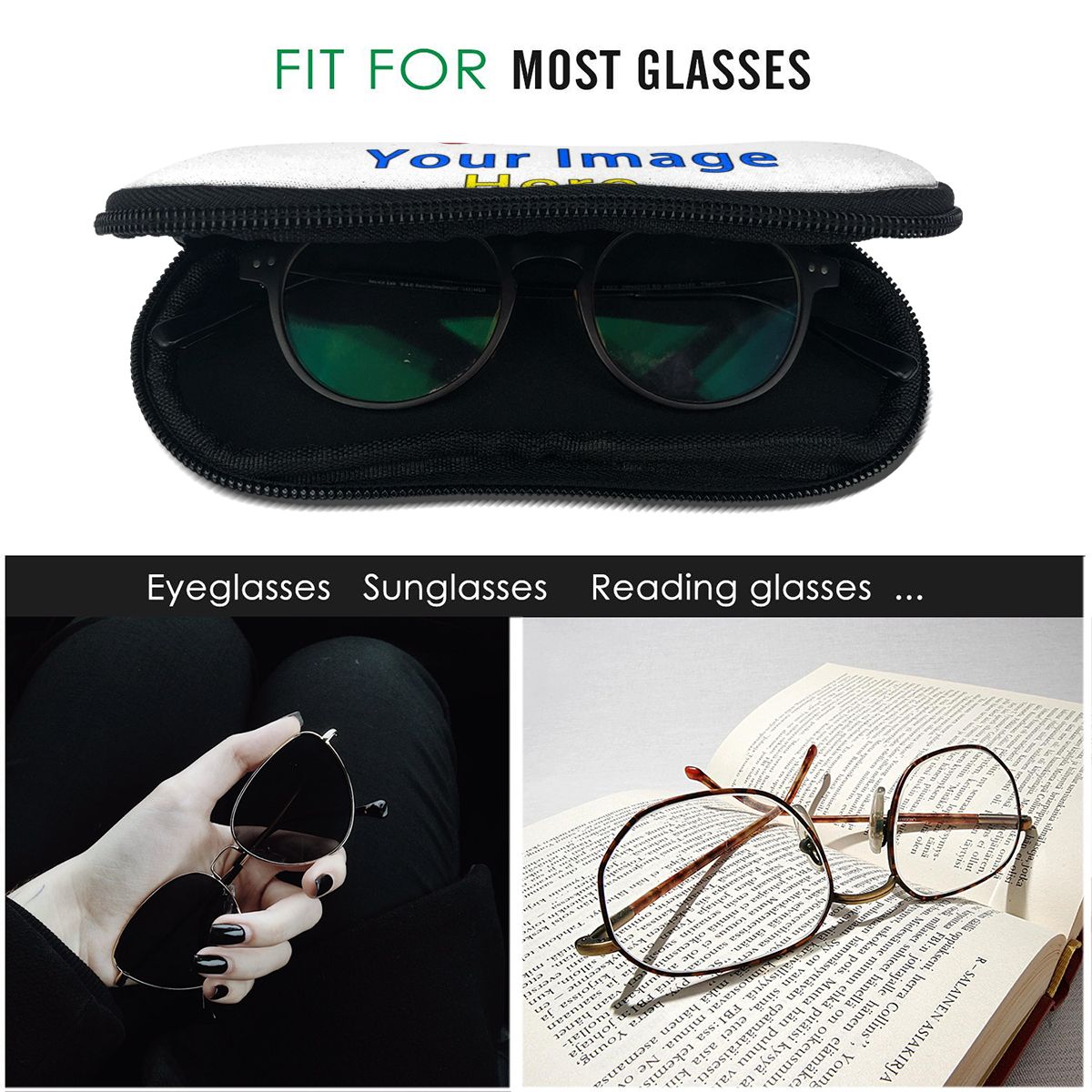3D مخصص صورتك النساء النظارات  - مراجعة Travel Accessories Pouch For Men وسعره