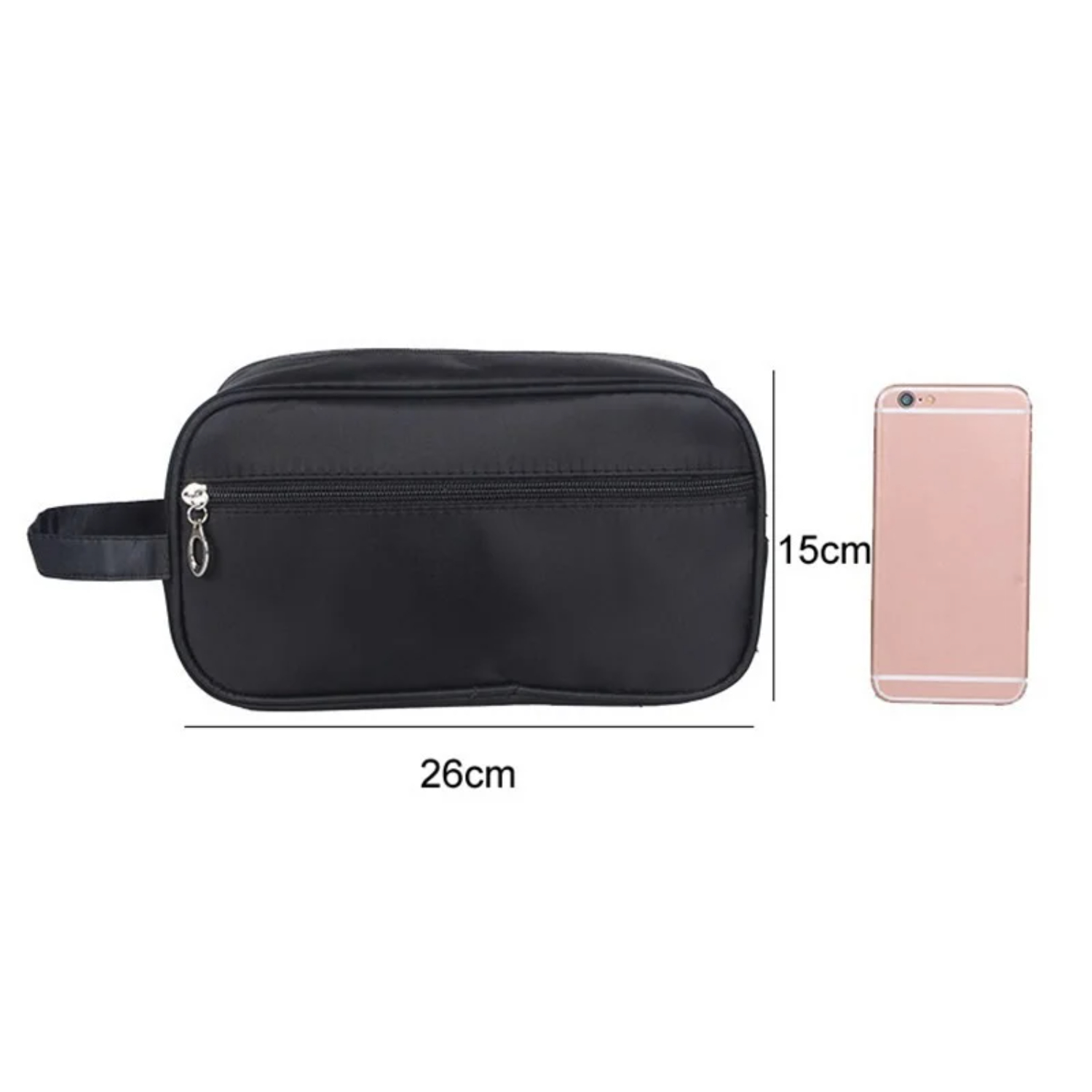 حقيبة مستحضرات التجميل بسحاب ل - مراجعة Travel Accessories Pouch For Men وسعره