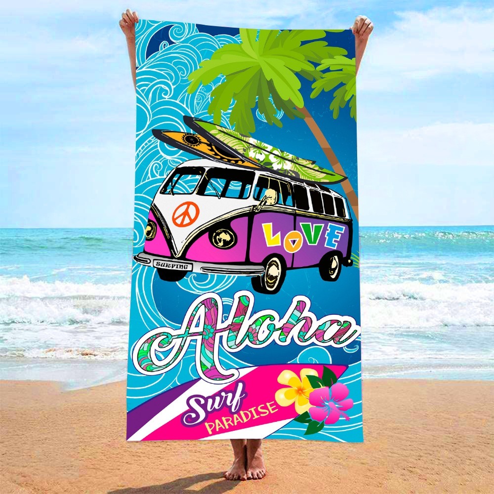منشفة حمام بنقشة الفهد 70×140  - مراجعة Travel Towel Quick Dry وسعره