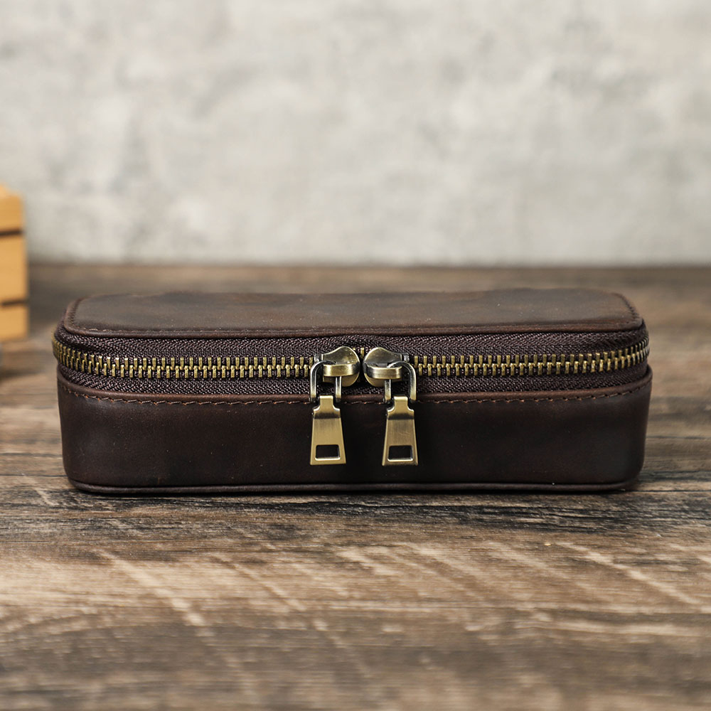 صندوق تخزين محمول من الجلد الط - مراجعة Travel Jewellery & Accessories Organiser وسعره