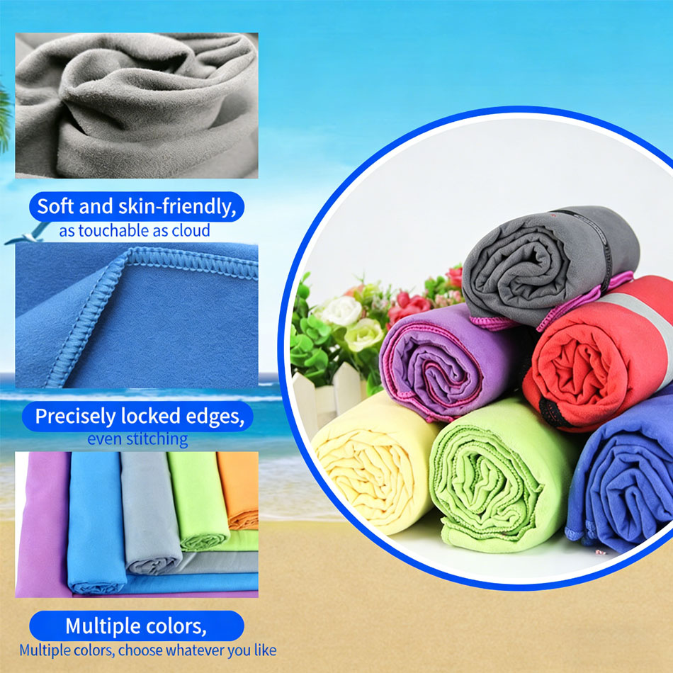 منشفة شاطئ من الألياف الدقيقة  - مراجعة Travel Towel Quick Dry وسعره