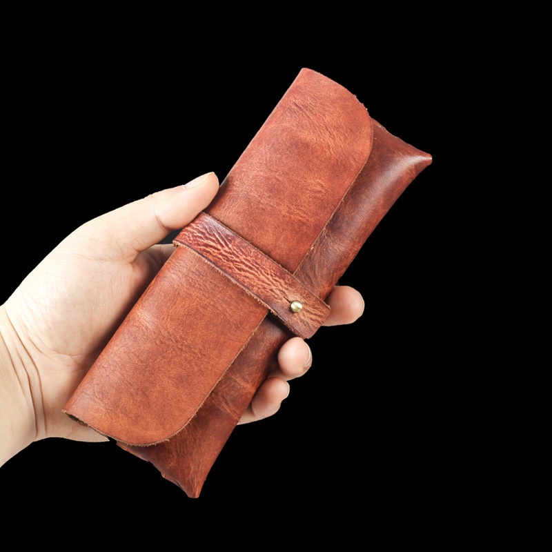 حقيبة جلدية عتيقة لتخزين غليون - مراجعة Travel Accessories Pouch For Men وسعره