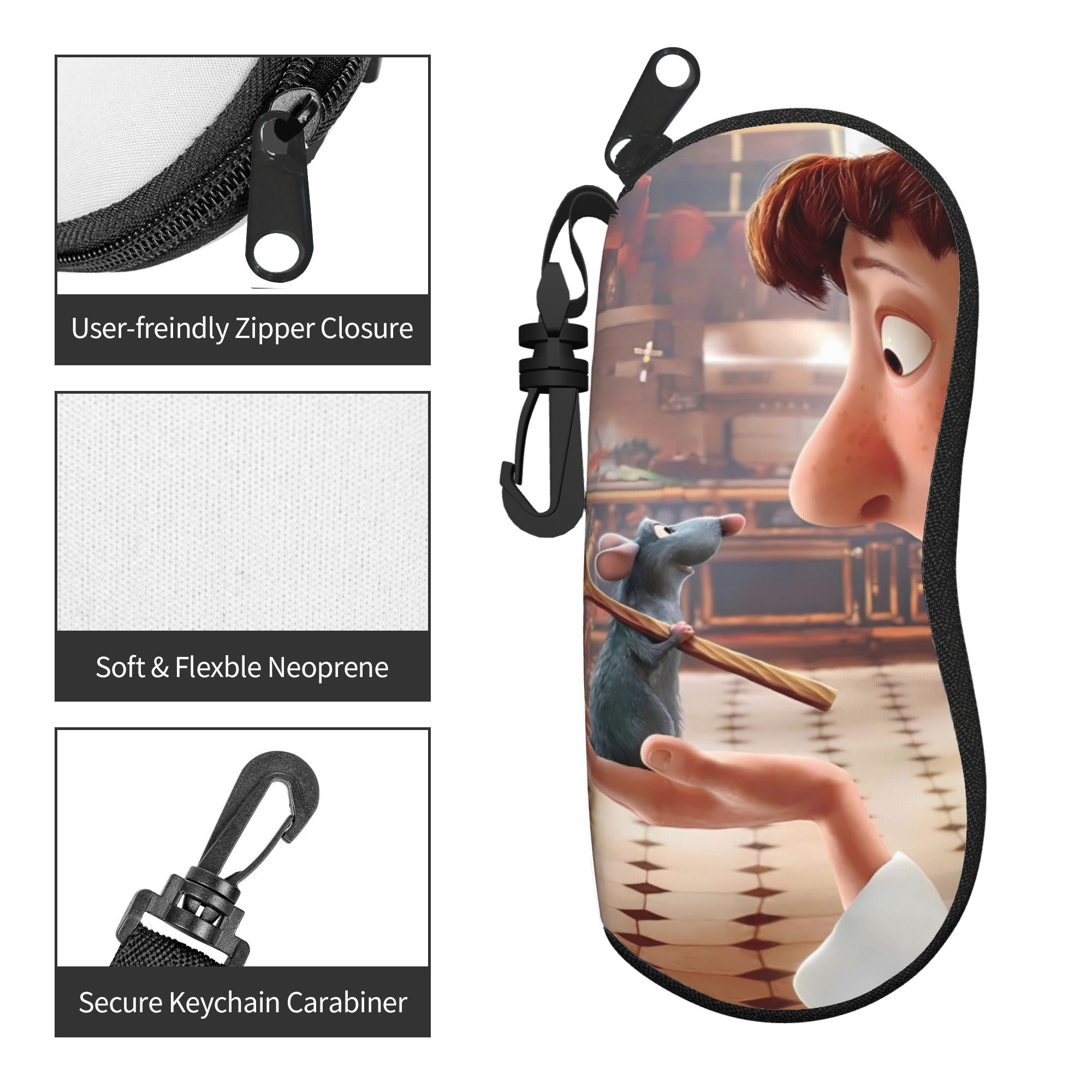 حافظة نظارات لطيفة بتصميم راتا - مراجعة Travel Accessories Pouch For Men وسعره